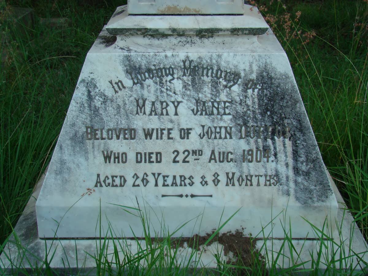 DUFFUS Mary Jane -1904