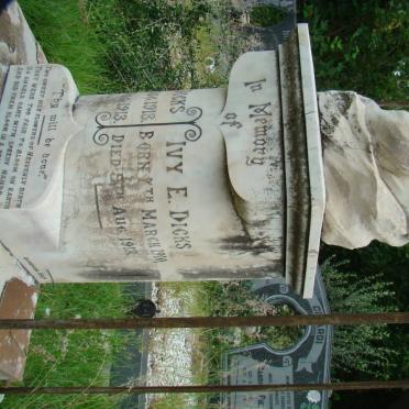 DICKS Ivy E. 1910-1913