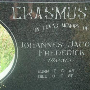 ERASMUS Johannes Jacobus Frederick 1946-1986