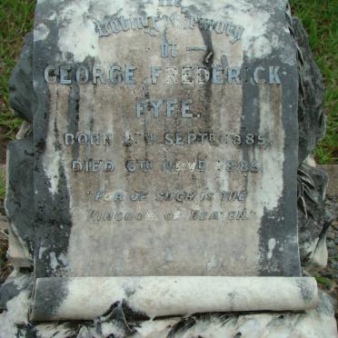 FYFE George Frederick 1885-1885