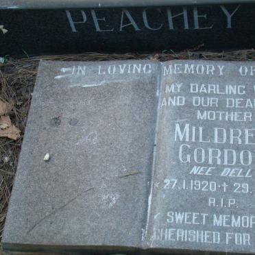 GORDON Mildred nee DELL 1920-1977