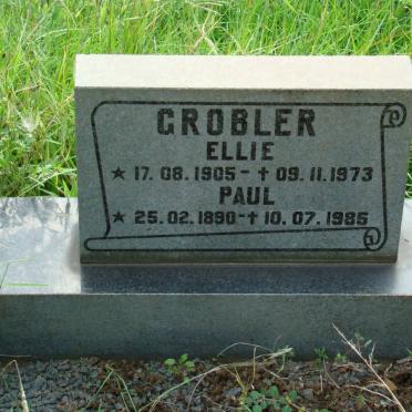 GROBLER Paul 1890-1985 &amp; Ellie 1905-1973