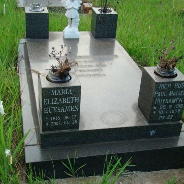 HUYSAMEN Paul Magiel 1918-1978 &amp; Maria Elizabeth 1916-2007
