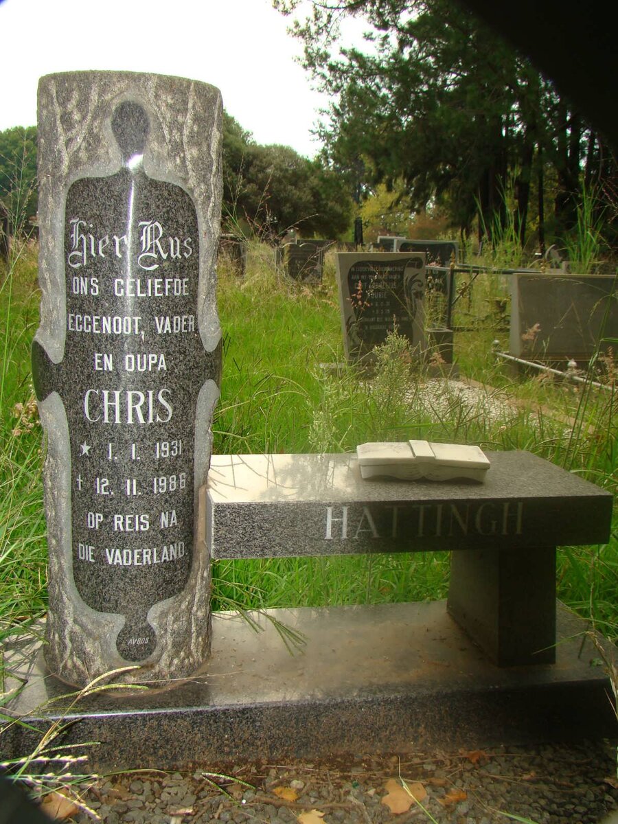 HATTINGH Chris 1931-1986