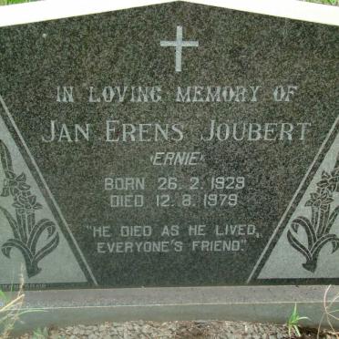 JOUBERT Jan Erens 1929-1979