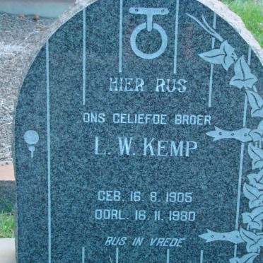 KEMP L.W. 1905-1980