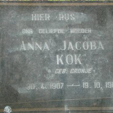 KOK Anna Jacoba nee CRONJE 1907-1964