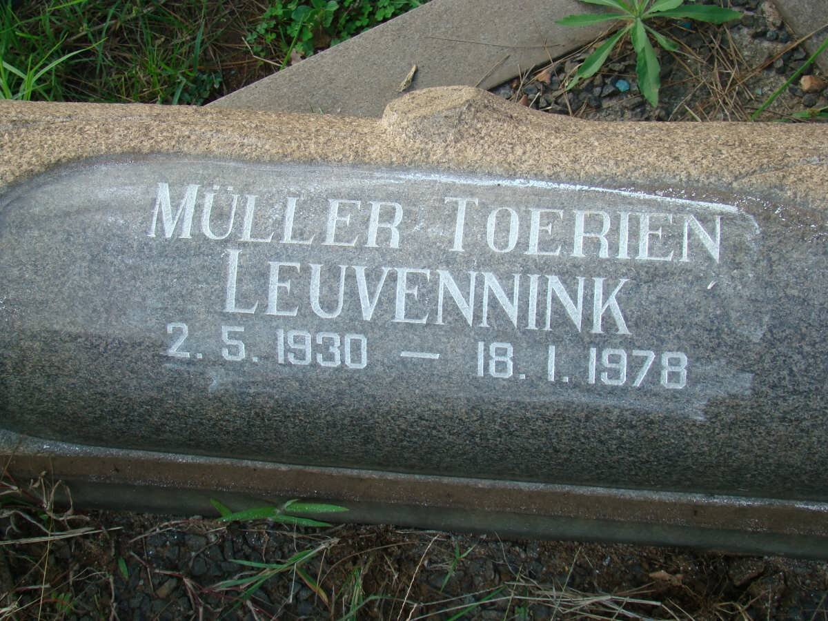 LEUVENNINK Müller Toerien 1930-1978