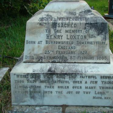 LOXTON Henry 1828-1895
