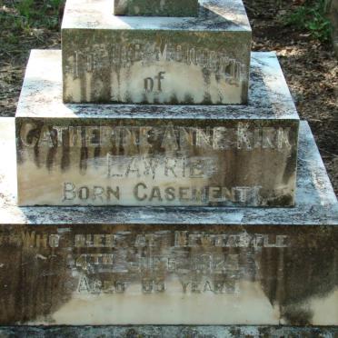 LAWRIE Catherine Anne Kirk nee CASEMENT  -1925