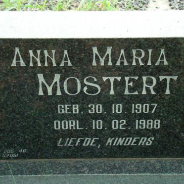 MOSTERT Anna Maria 1907-1988