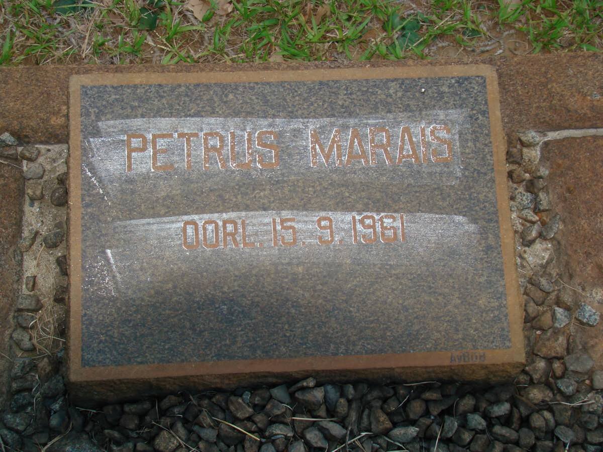 MARAIS Petrus -1961