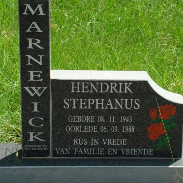 MARNEWICK Hendrik Stephanus 1943-1988