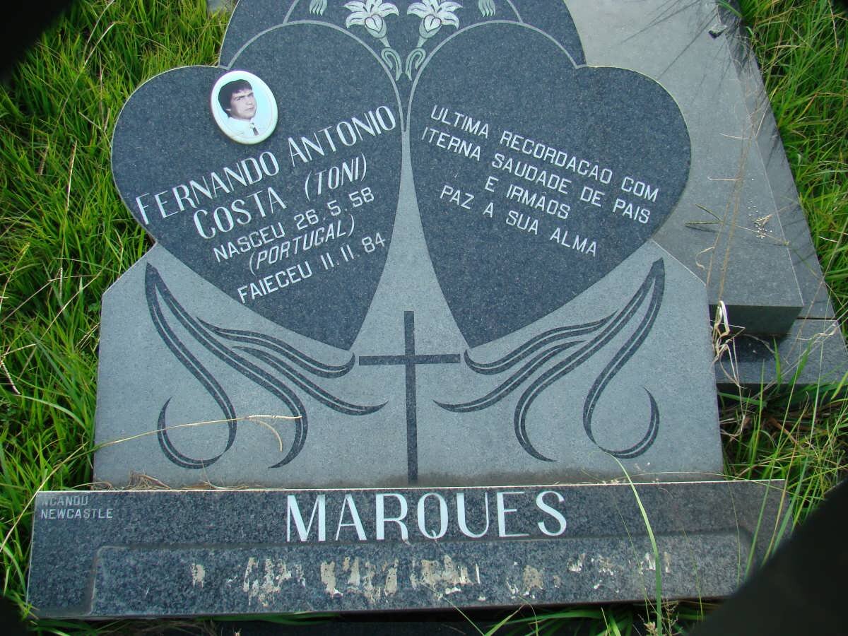 MARQUES Fernando Antonio Costa 1958-1984