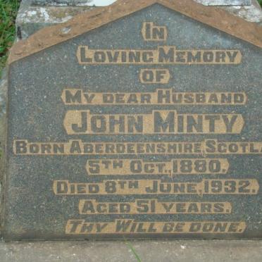 MINTY John 1880-1932