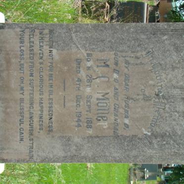 MOLLER M.C. 1887-1944