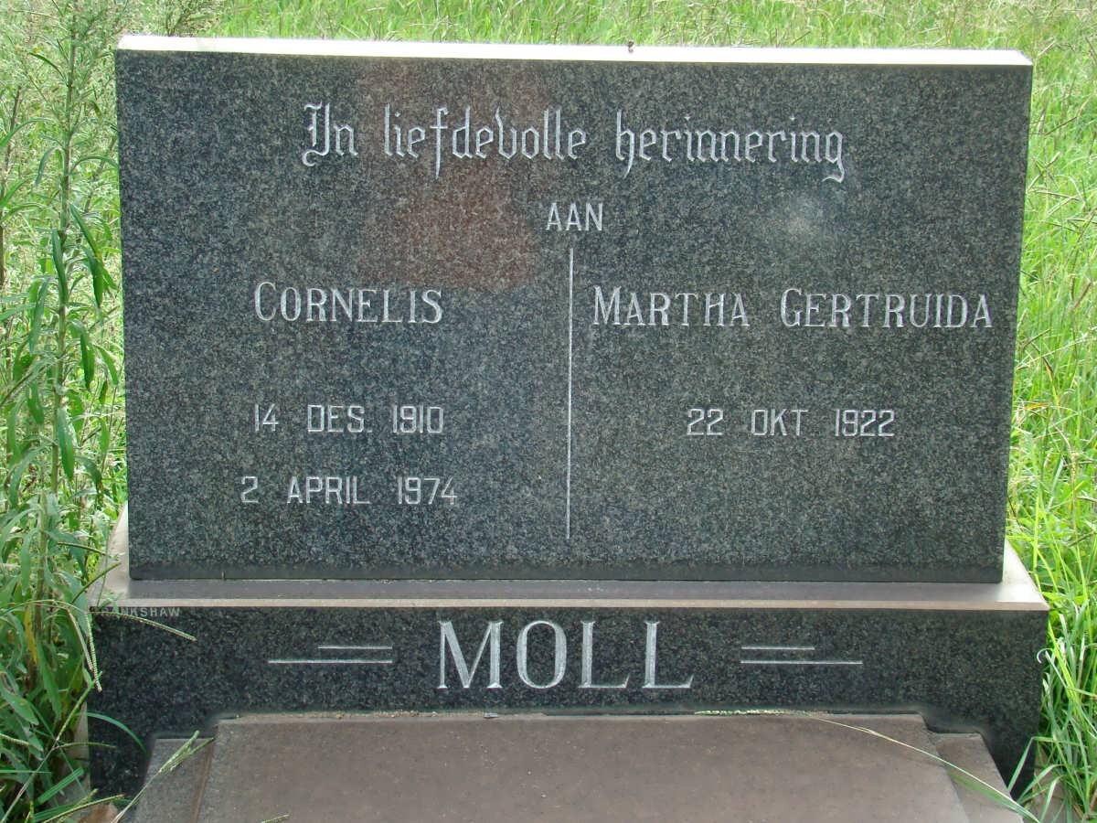 MOLL Cornelis 1910-1974 &amp; Martha Gertruida 1922-