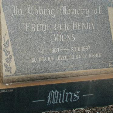 MILNS Frederick Henry 1909-1967