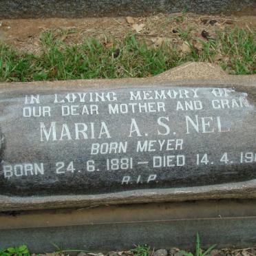 NEL Maria A.S. nee MEYER 1881-1961