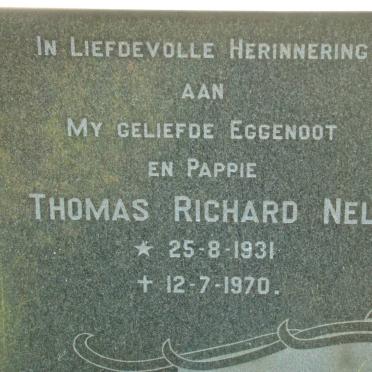 NEL Thomas Richard 1931-1970