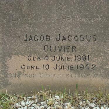 OLIVIER Jacob Jacobus 1881-1942