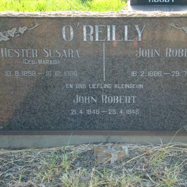O'REILLY John Robert 1886-1943 &amp; Hester Susara MARAIS 1898-1936 :: O'REILLY John Robert 1946-1946