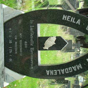 OOSTHUIZEN Heila Magdalena 1930-1981