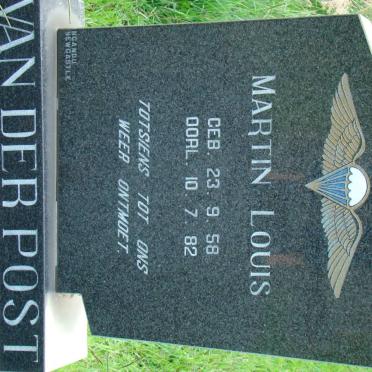 POST Martin Louis, van der 1958-1982