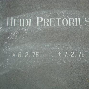 PRETORIUS Heidi 1976-1976