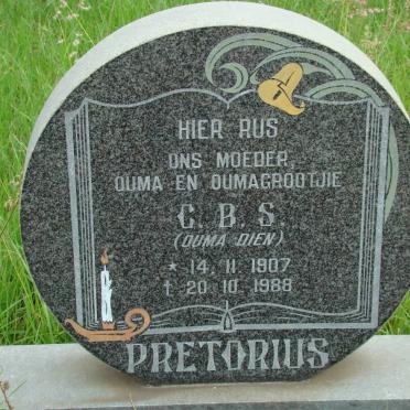 PRETORIUS G.B.S. 1907-1988