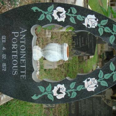 PORTEOUS Antoinette 1972-1989