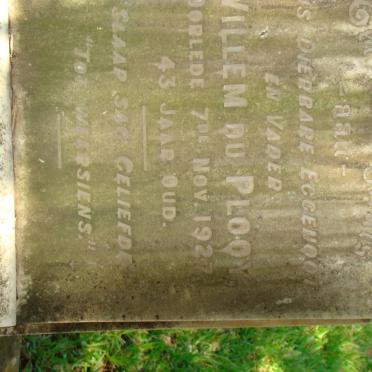 PLOOY Willem, du -1927