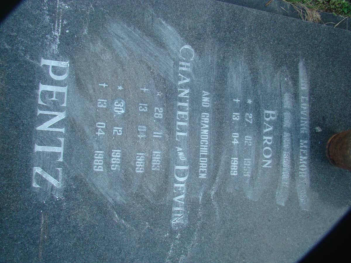 PENTZ Baron 1959-1989 :: PENTZ Chantell 1983-1989 :: PENTZ Devin 1985-1989