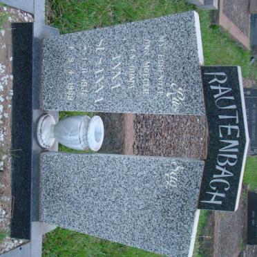 RAUTENBACH Anna Susanna 1932-1989