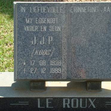 ROUX J.J.P., Le 1938-1989