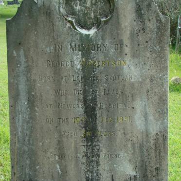 ROBERTSON George -1891