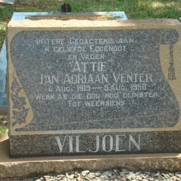 VILJOEN Jan Adriaan Venter 1919-1958