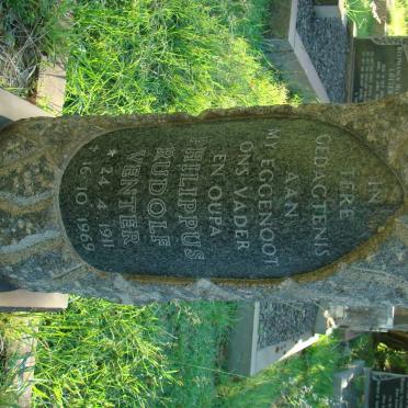 VENTER Philippus Rudolf 1911-1969