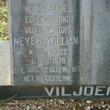 VILJOEN Meyer William 1922-1978