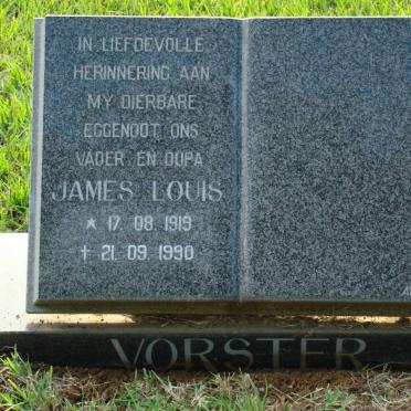 VORSTER James Louis 1919-1990