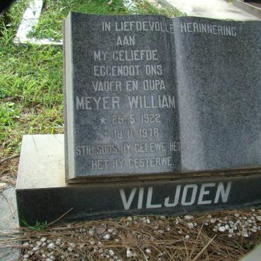 VILJOEN Meyer William 1922-1978
