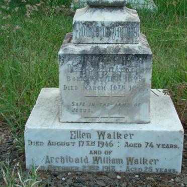 WALKER Edward James 1895-1895 :: WALKER Ellen -1946 :: WALKER Archibald William -1918