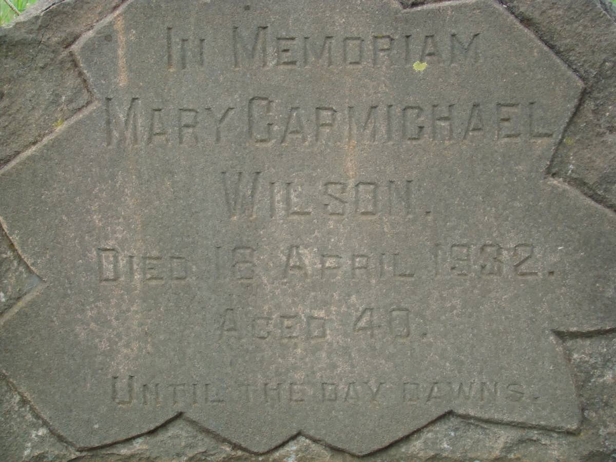 WILSON Mary Carmichael -1932