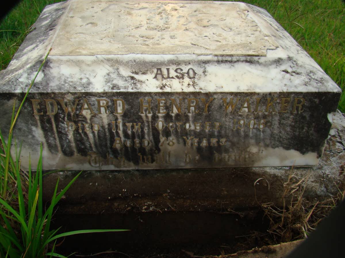 WALKER Edward Henry -1906