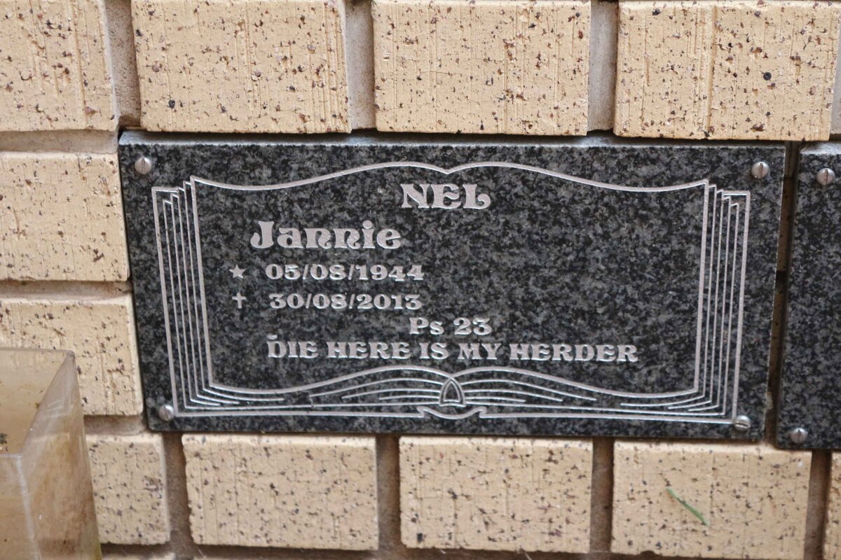 NEL Jannie 1944-2013