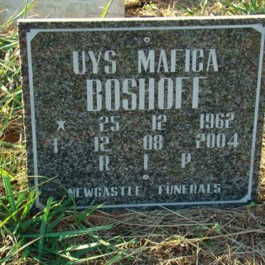 BOSHOFF Uys Mafica 1962-2004