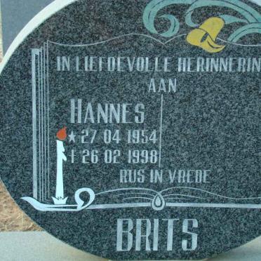 BRITS Hannes 1954-1998
