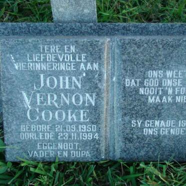 COOKE John Vernon 1950-1994