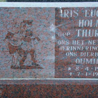 HOLM Iris Eugenie nee THURGOOD 1907-1998