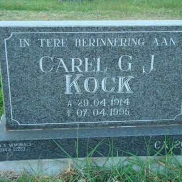 KOCK Carel G.J. 1914-1995